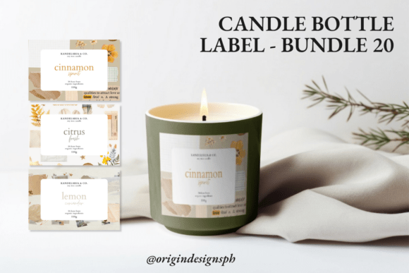 Canva Candle Label Template 20: Crafting Your Signature Style