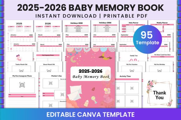Crafting Your 2025-2026 Baby Memory Book in Canva