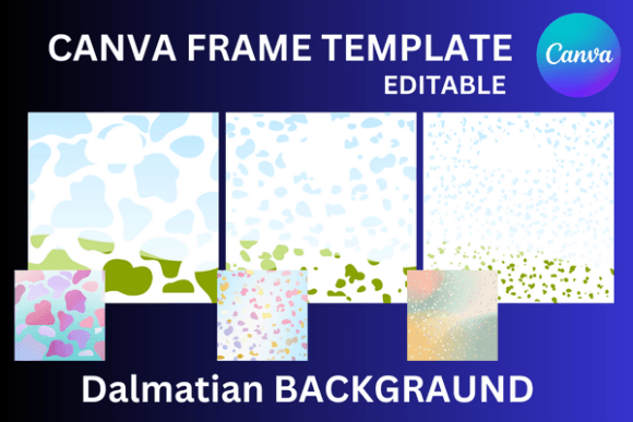 Dalmatian Background Canva Frame: Your Creative Canvas Awaits