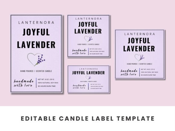 Transform Your Candles with Editable Canva Label Templates