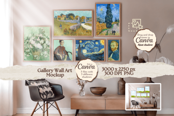 Transform Your Digital Art with a Realistic Frame Display